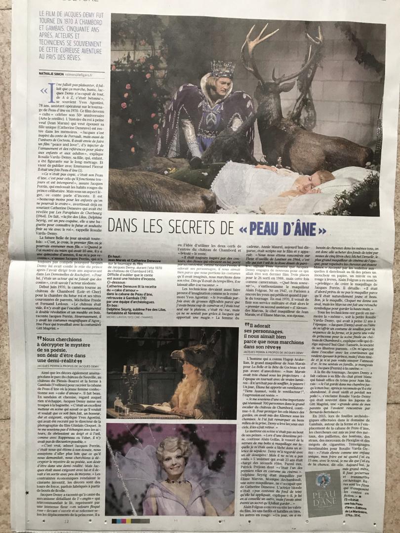 Le Figaro 15/10/2020 (Peau d'Ane)